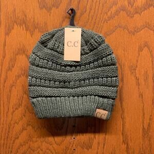 Beanie Knitted Forest Green